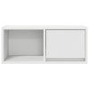 TV-taso valkoinen 60x31x25,5 cm tekninen puu