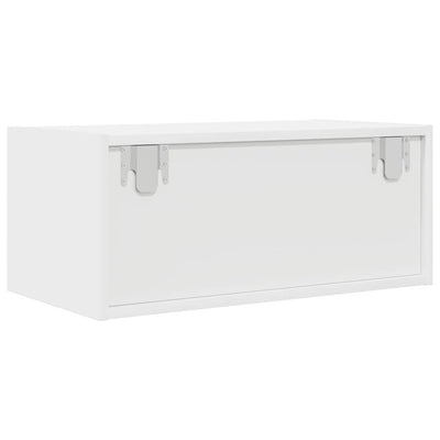 TV-seinäkaapit 2 kpl valkoinen 60x31x25,5 cm tekninen puu