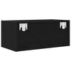 TV-taso musta tammi 60x31x25,5 cm tekninen puu