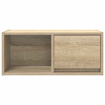 TV-taso sonoma-tammi 60x31x25,5 cm tekninen puu