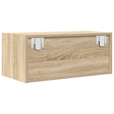 TV-taso sonoma-tammi 60x31x25,5 cm tekninen puu