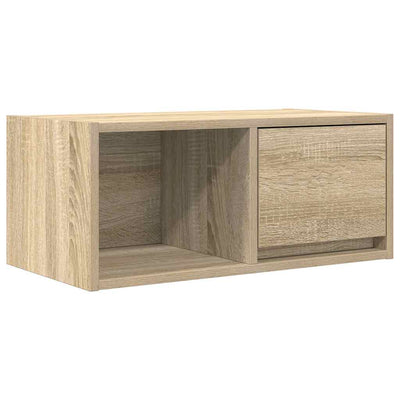 TV-seinäkaapit 2 kpl sonoma-tammi 60x31x25,5 cm tekninen puu