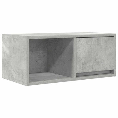 TV-taso betoninharmaa 60x31x25,5 cm tekninen puu