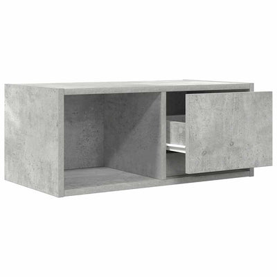 TV-taso betoninharmaa 60x31x25,5 cm tekninen puu