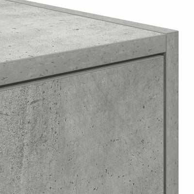 TV-taso betoninharmaa 60x31x25,5 cm tekninen puu