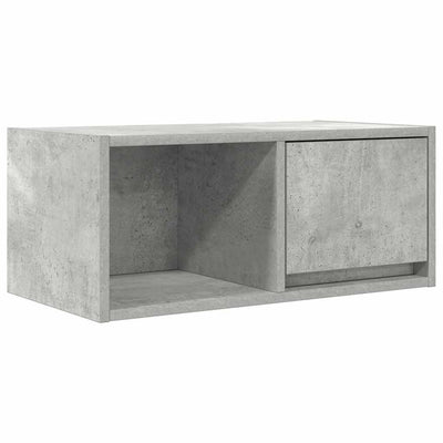 TV-seinäkaapit 2 kpl betoninharmaa 60x31x25,5 cm tekninen puu