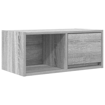 TV-taso harmaa sonoma 60x31x25,5 cm tekninen puu