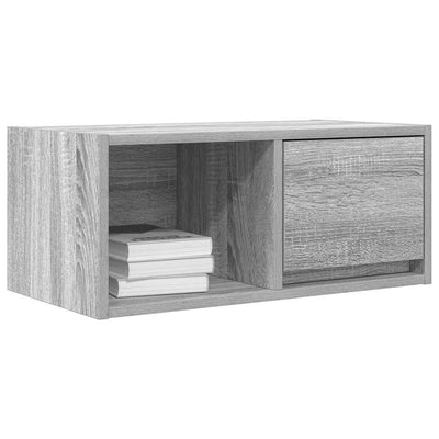 TV-taso harmaa sonoma 60x31x25,5 cm tekninen puu