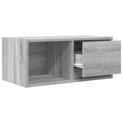 TV-taso harmaa sonoma 60x31x25,5 cm tekninen puu