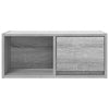 TV-taso harmaa sonoma 60x31x25,5 cm tekninen puu