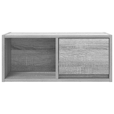 TV-taso harmaa sonoma 60x31x25,5 cm tekninen puu
