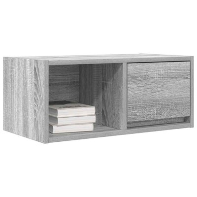TV-seinäkaapit 2 kpl harmaa sonoma 60x31x25,5 cm tekninen puu