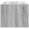 TV-seinäkaapit 2 kpl harmaa sonoma 60x31x25,5 cm tekninen puu
