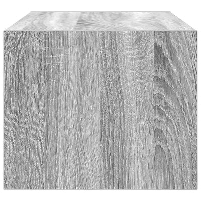 TV-seinäkaapit 2 kpl harmaa sonoma 60x31x25,5 cm tekninen puu
