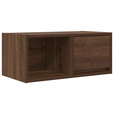 TV-taso ruskea tammi 60x31x25,5 cm tekninen puu