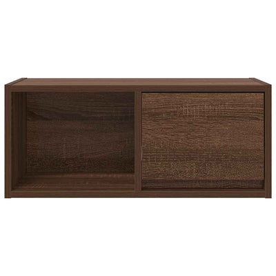 TV-taso ruskea tammi 60x31x25,5 cm tekninen puu