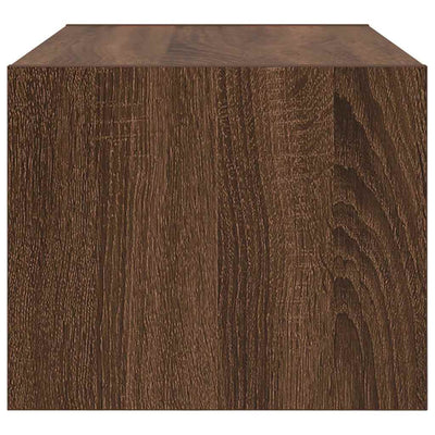 TV-taso ruskea tammi 60x31x25,5 cm tekninen puu
