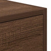 TV-taso ruskea tammi 60x31x25,5 cm tekninen puu