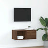 TV-taso ruskea tammi 60x31x25,5 cm tekninen puu