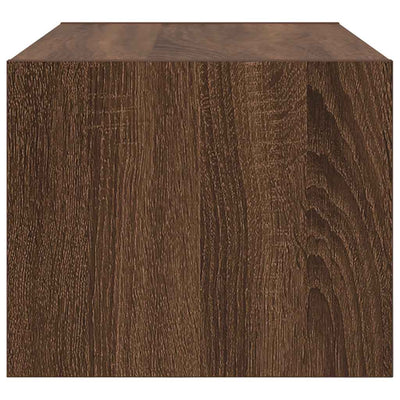 TV-seinäkaapit 2 kpl ruskea tammi 60x31x25,5 cm tekninen puu