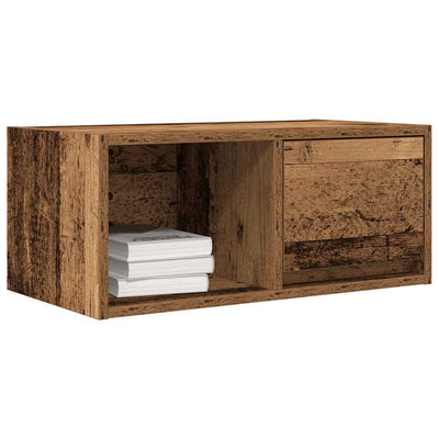 TV-taso vanha puu 60x31x25,5 cm suunniteltu puu