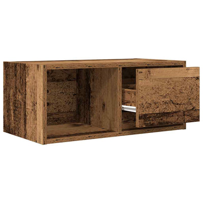 TV-taso vanha puu 60x31x25,5 cm suunniteltu puu