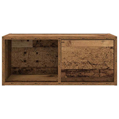 TV-taso vanha puu 60x31x25,5 cm suunniteltu puu