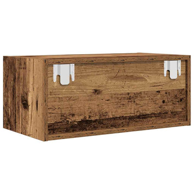 TV-taso vanha puu 60x31x25,5 cm suunniteltu puu