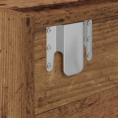 Vanha puu tv-taso Kolla 60x31x25,5cm (suunniteltu puu)