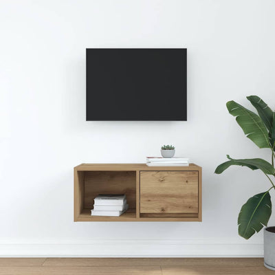 TV-taso artesaani tammi 60x31x25,5 cm tekninen puu