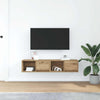 TV-seinäkaapit 2 kpl artesaani tammi 60x31x25,5 cm tekninen puu