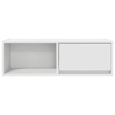 TV-seinäkaapit 2 kpl valkoinen 80x31x25,5 cm tekninen puu