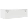 TV-seinäkaapit 2 kpl valkoinen 80x31x25,5 cm tekninen puu
