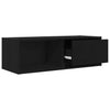TV-taso musta tammi 80x31x25,5 cm tekninen puu