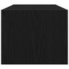 TV-tasot 2 kpl musta tammi 80x31x25,5 cm tekninen puu