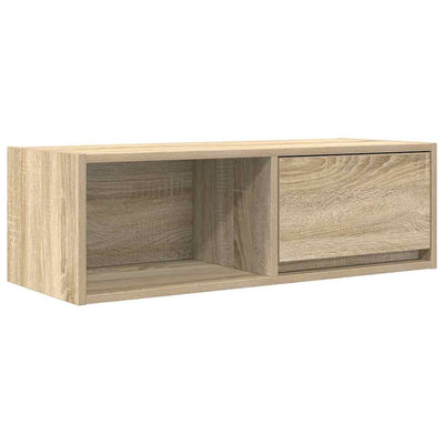 TV-taso Sonoma-tammi 80x31x25,5 cm tekninen puu