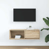 TV-taso Sonoma-tammi 80x31x25,5 cm tekninen puu