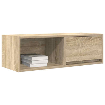TV-taso Sonoma-tammi 80x31x25,5 cm tekninen puu