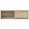 TV-seinäkaapit 2 kpl sonoma-tammi 80x31x25,5 cm tekninen puu