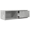 TV-taso betoninharmaa 80x31x25,5 cm tekninen puu