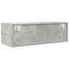 TV-taso betoninharmaa 80x31x25,5 cm tekninen puu