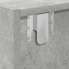 TV-taso betoninharmaa 80x31x25,5 cm tekninen puu
