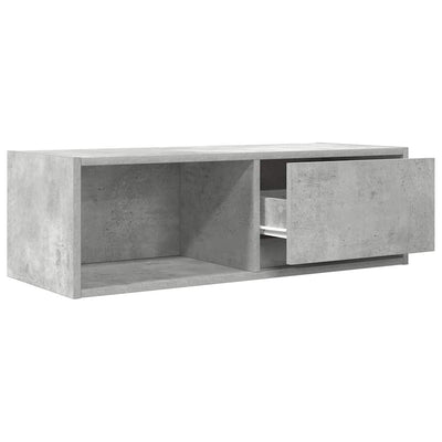 TV-seinäkaapit 2 kpl betoninharmaa 80x31x25,5 cm tekninen puu