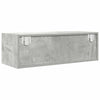 TV-seinäkaapit 2 kpl betoninharmaa 80x31x25,5 cm tekninen puu