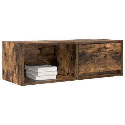TV-seinäkaappi 2 kpl savutammi 80x31x25,5 cm tekninen puu