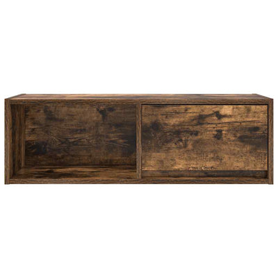 TV-seinäkaappi 2 kpl savutammi 80x31x25,5 cm tekninen puu