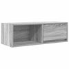 TV-taso harmaa Sonoma 80x31x25,5 cm tekninen puu