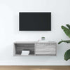 TV-taso harmaa Sonoma 80x31x25,5 cm tekninen puu