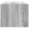 TV-taso harmaa Sonoma 80x31x25,5 cm tekninen puu