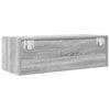 TV-taso harmaa Sonoma 80x31x25,5 cm tekninen puu